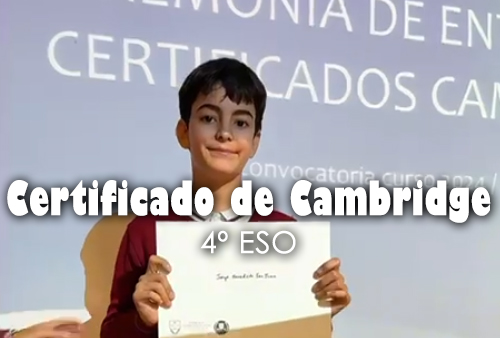 Entrega de los exámenes de Cambridge