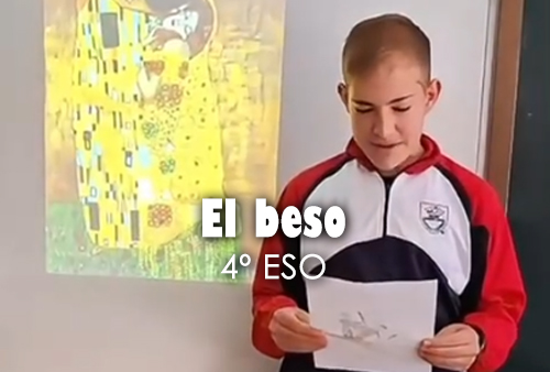 Cuando el arte inspira palabras: “El beso” en 4º ESO B